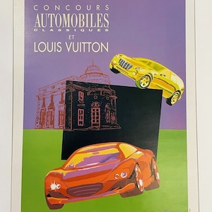 The large Louis Vuitton Boheme Run Poster hand signed by Razzia
