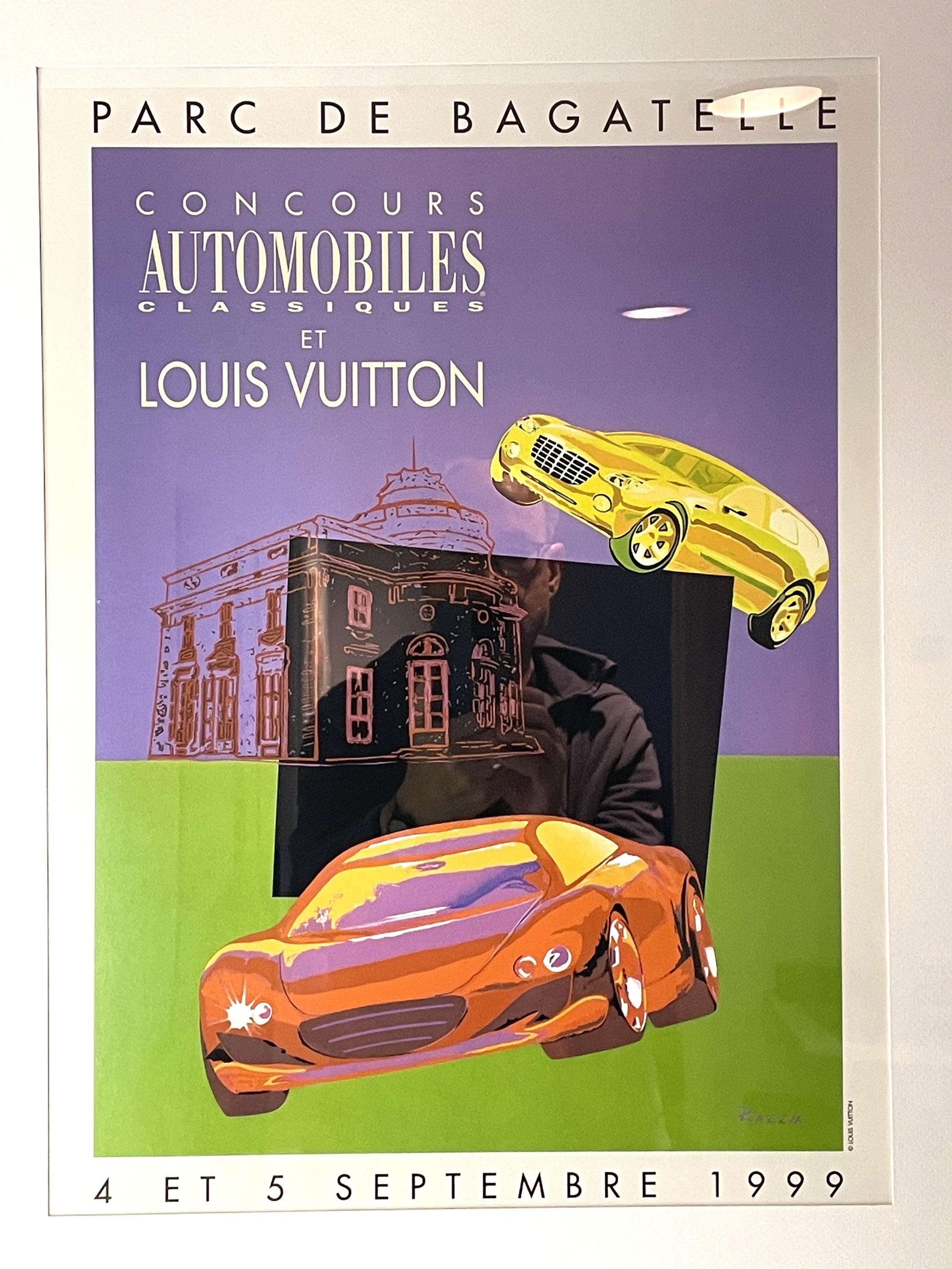 Original Vintage Poster RAZZIA – Louis Vuitton Concours Automobile