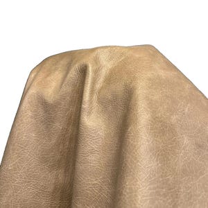 Leather Camel Upholstery &quot;Old English&quot; natural cowhide leather skin cowhide hide 18-45 sf soft 2.5 oz nappa tumblegrain 2 tone