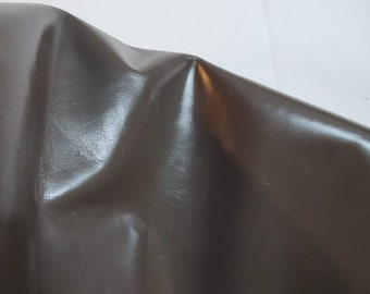 NAT Leathers 14-21 sf dark Taupe Glazed Smooth calf Nappa 2.0 oz 1.0-1.2 mm matte cowhide for handbag craft jewelry upholstery footwear