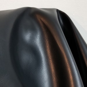 Black optima Faux Vegan peta Approved Leather - Etsy