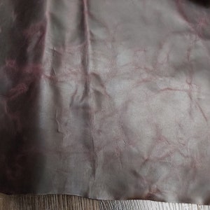 Cow Suede two toned pullup, soft craft, flexible Nat Lpull up, 23 x 33 in.