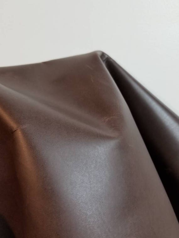 14-20 sq.ft Leather Brown Crazy Horse Oil pull up Crazy Horse 2.5-3.0 oz cow hide leather skin cowhide semi firm for craft NAT Leathers