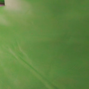 Leather 16-20 sq.f  Leaf Green Calf smooth 2.5-3.0 oz 1.0 mm topgrain Cowhide by NAT Leathers about 30 inches wide x 55 inches long