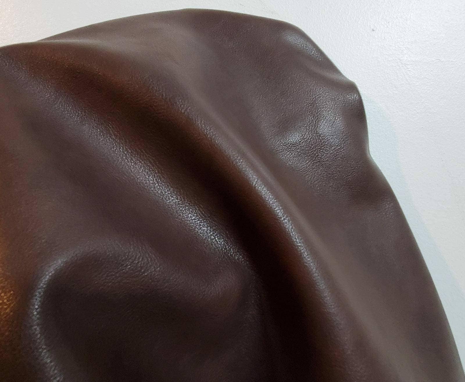 Brown 2 tone high low Faux Vegan {Peta Approved} leather