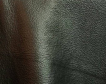 Leather 13 to 22 sq.ft full skin Black pebblegrain fullgrain tumbled "heritage"Cowhide Cow soft craft supply handbag upholstery Nat Leathers