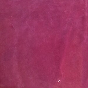 Cow suede purple 3 oz., soft craft, flexible Nat Leathers, 30 x 38 in.