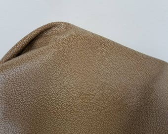 cognac tan goat emboss 2 tone 12" x 12" ,12"x20", 24"x24" cutting 2.5 oz Genuine leather upholstery craft handbag cow hide NAT Leathers