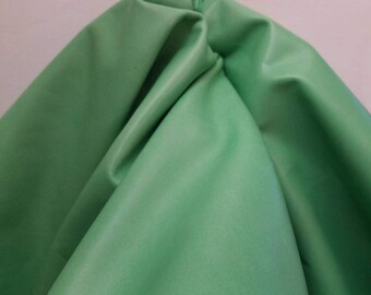 7 sq.ft Lime Green Thin soft nappa 1.5-2.0 oz smooth soft Fullgrain handbag shoe upholstery footwear craft cowhide leather skin