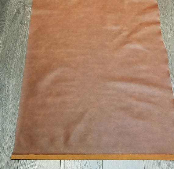 NAT Leathers, Brown pebblegrain Soft Faux Vegan Leather PU {Peta  Approved Vegan}, 1 Yard (36 inch Length x 54 inch Wide) Cut by Yard, Synthetic Pleather 0.9 mm Nappa Upholstery