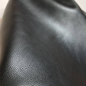 Black Matte Pleather Faux Leather Stretch Vinyl Polyester Spandex 190 GSM  Apparel Craft Fabric 58-60 Wide By The Yard