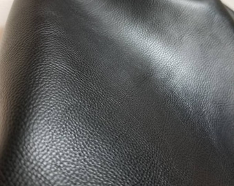 Black Pebble Grain peta-approved Vegan Leather Handbag Upholstery Craft PU  0.9 Mm Fabric by the Yard 36x54 Inch 1-5 Yards NAT Leathers™ -   Australia