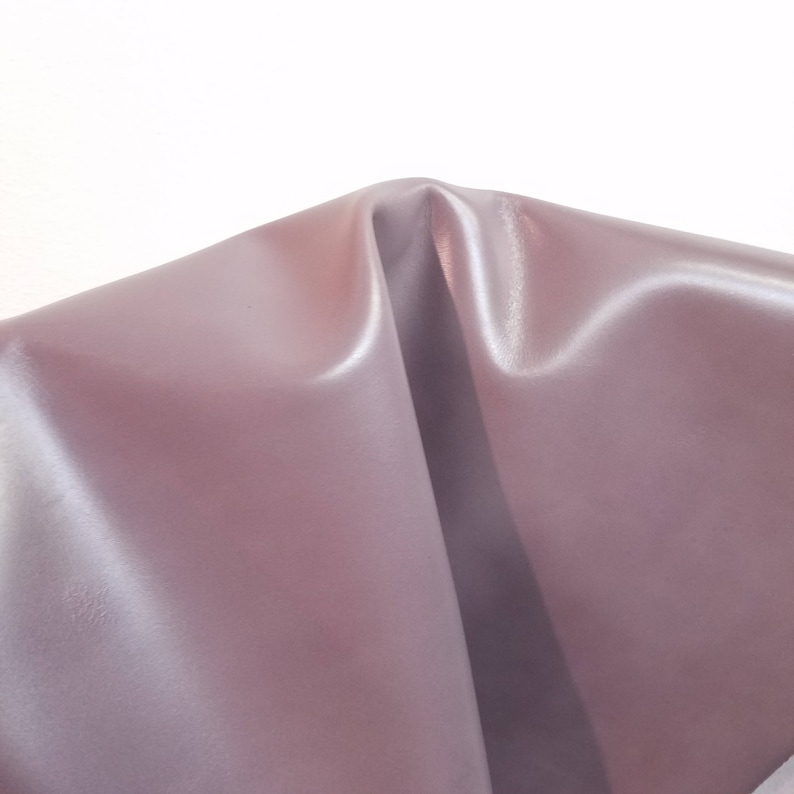 Leather Hide 14 18 Sf Mauve Purple Plum Semi Aniline Calf Etsy