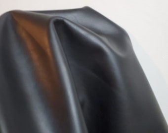 Best quality black nappa we have NAT Leathers 18-22 sq.ft soft smooth fullgrain nappa Cow hide cowhide leather skin 2.5 oz 1.2 mm