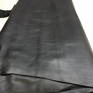 Italian Black Aniline Prima Smooth butter soft Fullgrain 17 to 22 sq.ft. Nappa Cowhide upholstery craft handbag hide 2.0-2.5 oz NAT Leathers