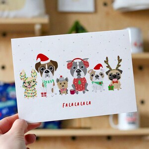 A Dog Park Weihnachten, Hundeweihnachtskarten, Hundeurlaubskarten, niedliche Hundekarten, Hundeweihnachtsgrußkarten, festliche Hundekarten, Hundemutterkarte