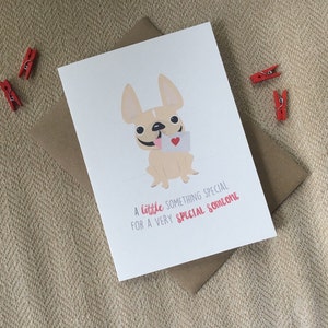 Spezielle jemand French Bulldog-Grußkarte