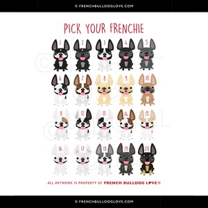 French Bulldog Note Cards, Box set of 12, Love Balloon, cute note cards, Dog note card set, love note, blank cards, French Bulldog Card image 2