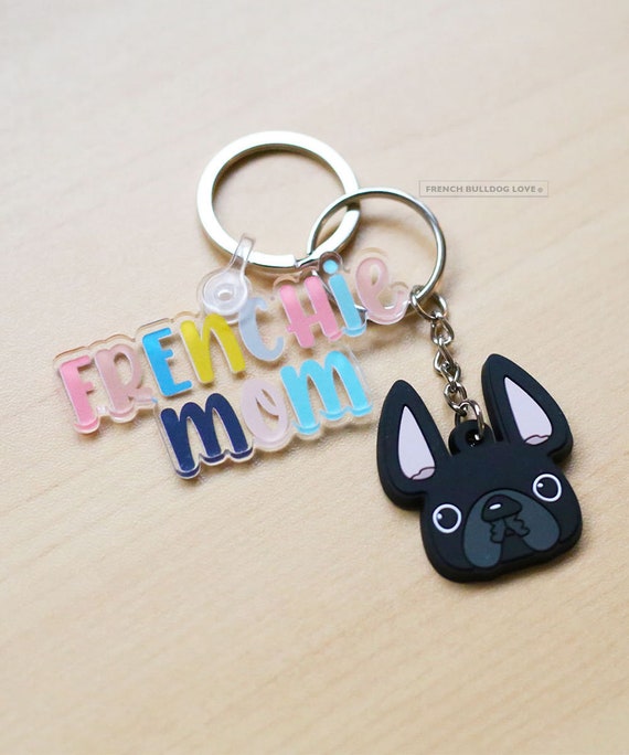 French Bulldog Love Keychains