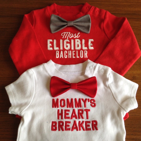 Mama's Boy Bow Tie Onesies