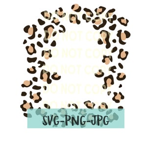 NO words included only leopard section of file Lord, I cannot. But you can.  For layering only svg png jpg zip file