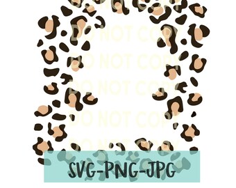 NO words included only leopard section of file Lord, I cannot. But you can.  For layering only svg png jpg zip file