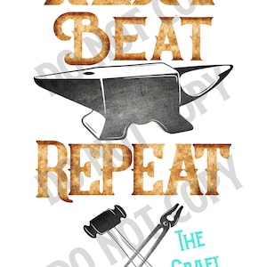 Heat Beat Repeat PNG file    Bladesmith, forging, smithing, Knife making