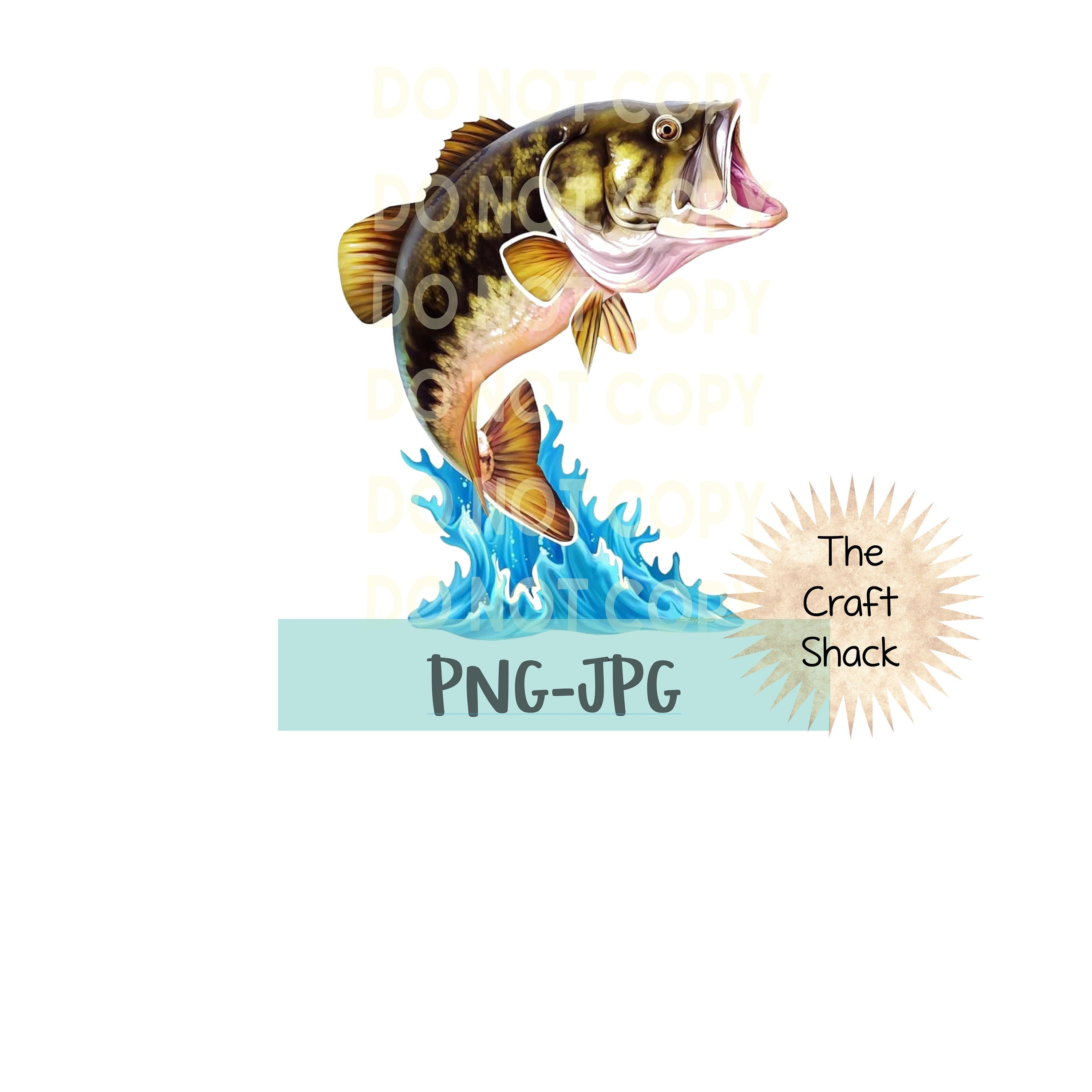 large mouth bass png jpg zip file