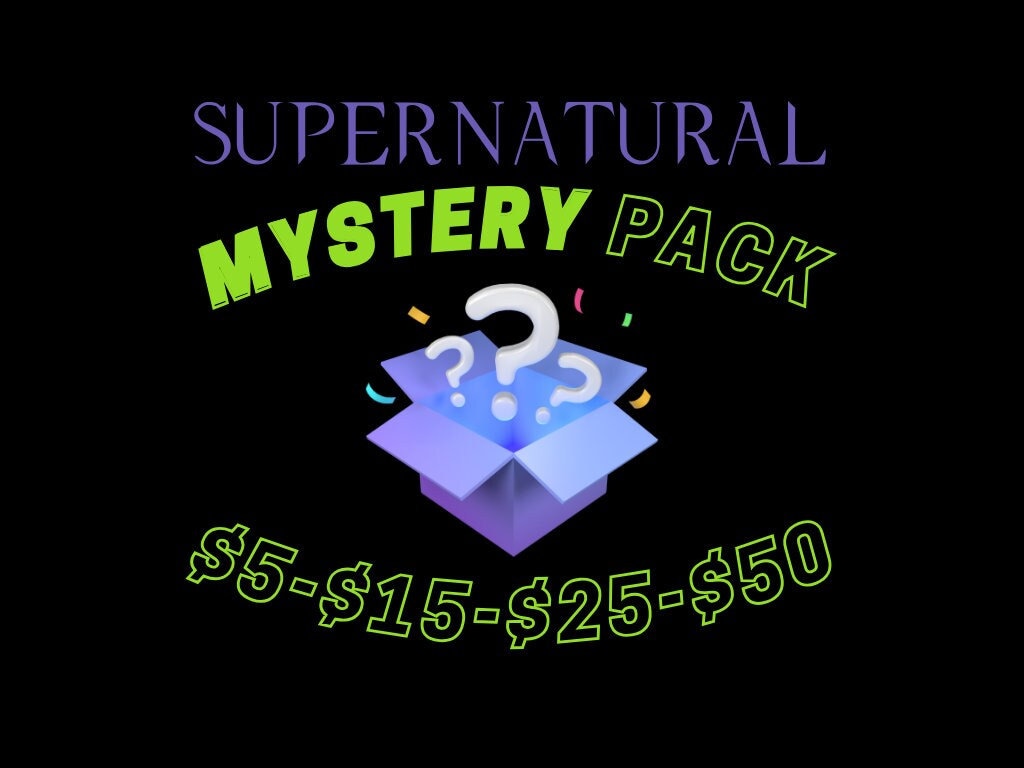 Supernatural Themed Mystery Pack, Spotted Hound Design Surprise Bundle