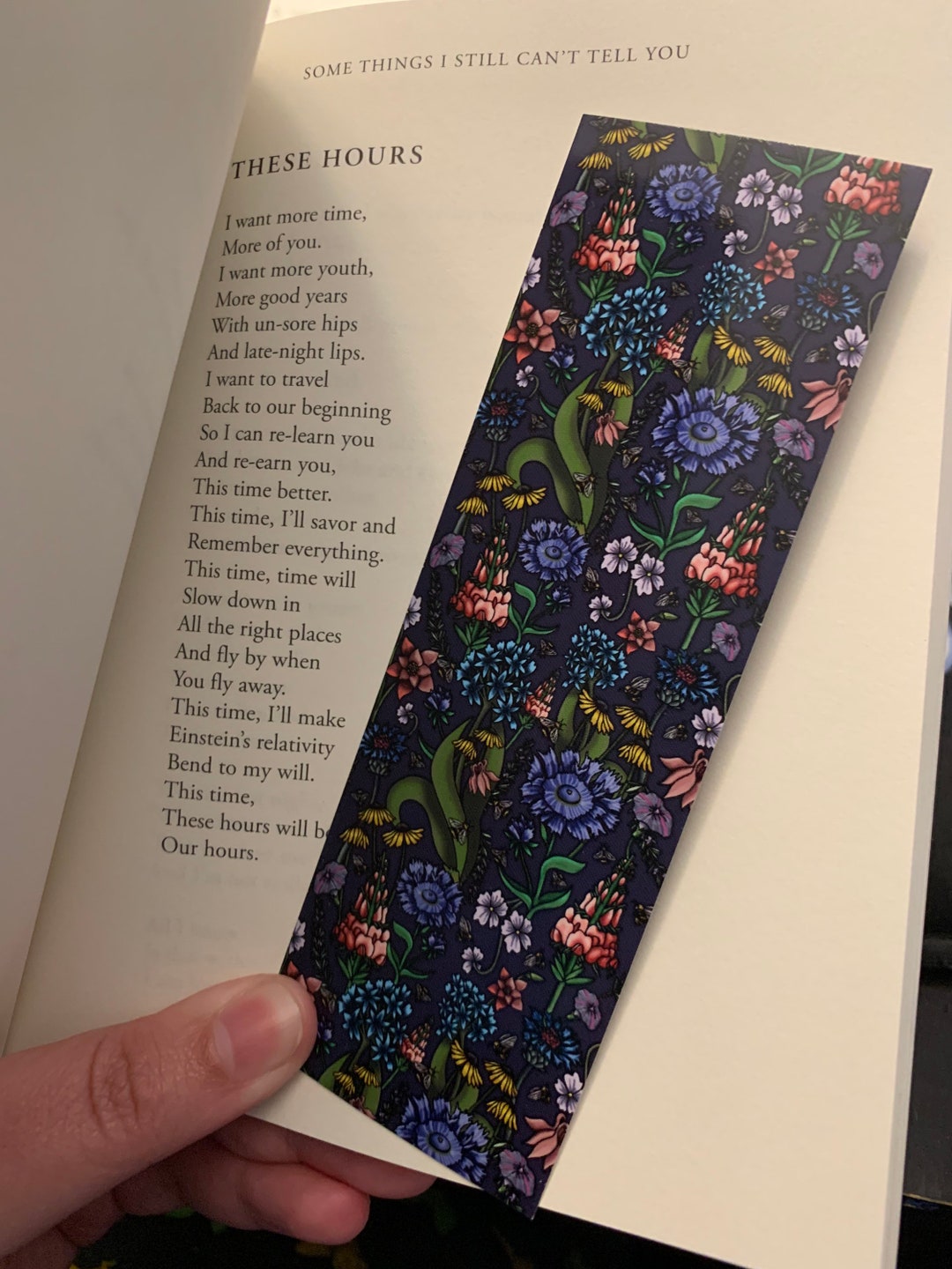 Wildflowers & Bees Bookmarks, Floral Bookmark - Etsy
