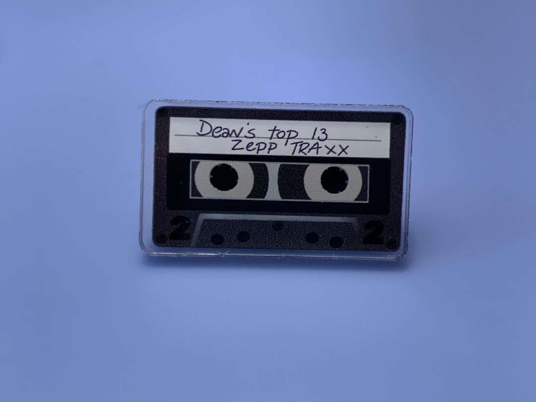 Dean's Top 13 Zepp Traxx Acrylic Pin, Supernatural, Dean and Cas, Destiel, Spnfamily, Mixtape, Dean Winchester, Castiel - Etsy Dean's Top 13 Zepp Traxx Acrylic Pin, Supernatural, Dean and Cas, Destiel, Spnfamily, Mixtape, Dean Winchester, Castiel - Etsy
