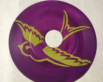 Sparrow Painted Vinyl Record