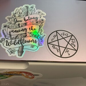 Devil's Trap Stickers, Clear / Transparent, Supernatural, SPNfamily, Sigils, Devils Trap, Demons, Dean and Sam Winchester image 3