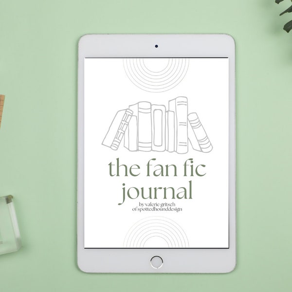 DIGITAL The Fan Fic Journal - Suivi de lecture PDF imprimable numérique pour Fan Fiction