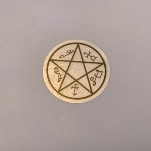 Devil's Trap Stickers, Clear / Transparent, Supernatural, SPNfamily, Sigils, Devils Trap, Demons, Dean and Sam Winchester image 4