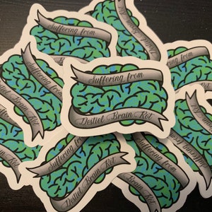 Soffre di Destiel Brain Rot Sticker, Destiheller Stickers, Dean Winchester, Castiel, SPNfamily, Heller Friends, DeanCas, Supernatural