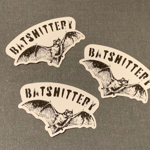 Batshittery-stickers, geïnspireerd door Gotham Knights
