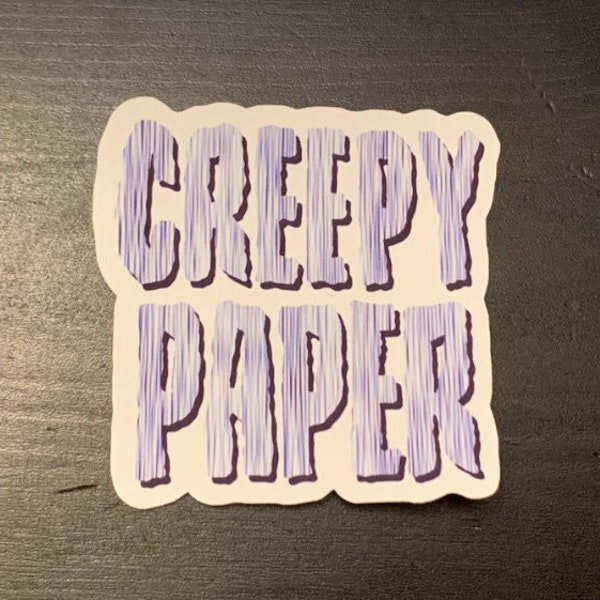 Nandor Creepy Paper Card Etsy