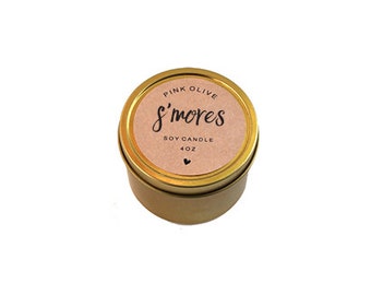 mini s'mores soy candle