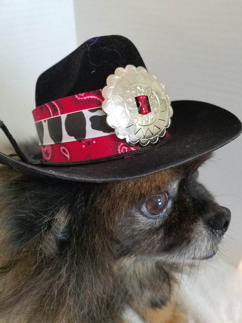Dog Cowboy Hat Cowboy Hat for Dogs or Cats Rodeo Cowboy Etsy
