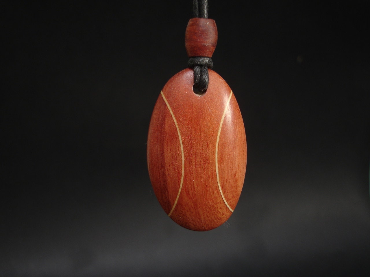 Wood pendant necklace men's necklace woman's Etsy