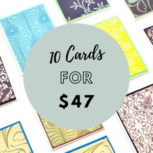 Bulk Greeting Card Bundle | Card Assortment | Handmade Card Pack