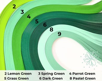 3mm Quality Quilling Paper Strips – 100 Strips per Pack | 50+ Colour Options | Paper Craft Supply
