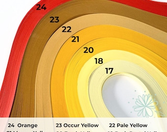 5mm Quality Quilling Paper Strips – 100 Strips per Pack | 50+ Colour Options | Paper Craft Supply