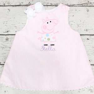 Peppa Pig Dress Etsy