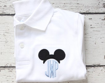 Mickey Polo, Monogrammed Disney Polo, Classic Disney Polo