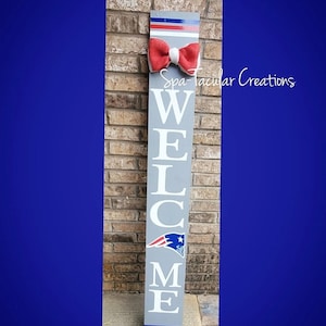 Patriots Welcome Door Sign