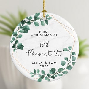 Personalized New Home Ornament | New Home Christmas Ornament | Our First Home Ornament