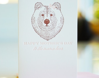 Happy Mother's Day Letterpress Card
