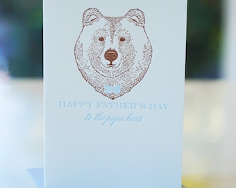 Happy Father's Day Letterpress Card
